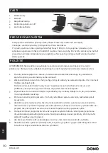 Preview for 30 page of Linea 2000 Domo DO9250W Instruction Booklet