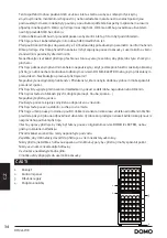 Preview for 34 page of Linea 2000 DOMO DO925WK Instruction Booklet