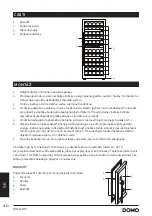 Preview for 40 page of Linea 2000 DOMO DO925WK Instruction Booklet