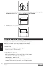 Preview for 66 page of Linea 2000 DOMO DO938K Instruction Booklet