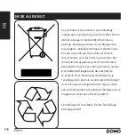 Предварительный просмотр 14 страницы Linea 2000 Domo KX011 Instruction Booklet