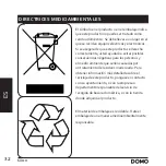 Предварительный просмотр 32 страницы Linea 2000 Domo KX011 Instruction Booklet