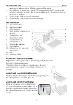 Предварительный просмотр 11 страницы Linea 2000 DOMO MS171 Instruction Booklet