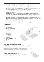 Предварительный просмотр 23 страницы Linea 2000 DOMO MS171 Instruction Booklet