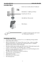 Предварительный просмотр 31 страницы Linea 2000 DOMO MY BLENDER DO436BL Instruction Booklet