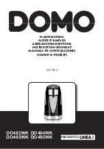 Preview for 1 page of Linea 2000 DOMO MY TEA DO482WK Instruction Booklet