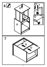 Предварительный просмотр 7 страницы Linea Deco CELIAN CHEVET CARLOS 40 1S Assembling Instructions