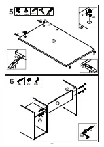 Предварительный просмотр 6 страницы Linea Deco MILO BILLA DESK Assembling Instructions