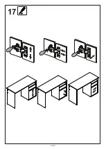 Предварительный просмотр 12 страницы Linea Deco MILO BILLA DESK Assembling Instructions