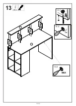 Предварительный просмотр 10 страницы Linea Deco ZOE Assembling Instructions