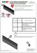 LINEA ITALIA LIT-TR721 Installation Instructions предпросмотр