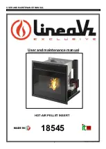 Предварительный просмотр 1 страницы LINEA VZ 18545 User And Maintenance Manual