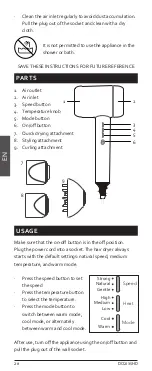 Предварительный просмотр 28 страницы Linea DOMO DO2135HD Instruction Booklet