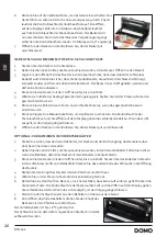 Preview for 26 page of Linea DOMO DO336L Instruction Booklet