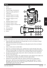 Preview for 25 page of Linea DOMO DO705BL Instruction Booklet