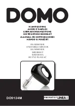 Linea DOMO DO9124M Instruction Booklet предпросмотр