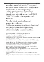 Предварительный просмотр 49 страницы Linea DOMO DO9147G Instructions Manual