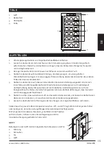 Предварительный просмотр 15 страницы Linea DOMO DO921WK Instruction Booklet