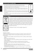 Preview for 10 page of Linea DOMO DO9233TB Instruction Booklet