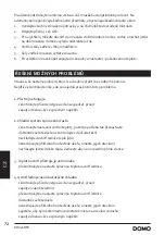 Preview for 72 page of Linea DOMO DO926BFK Manual