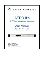 Linear Acoustic AERO.lite User Manual предпросмотр