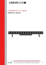 Preview for 1 page of LINEAR LEDS LTL.BL154 Operation Manual