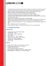 Preview for 4 page of LINEAR LEDS LTL.BL154 Operation Manual