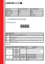 Preview for 7 page of LINEAR LEDS LTL.BL154 Operation Manual