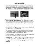 Предварительный просмотр 3 страницы Linear Logic ScanGauge II Installation And Operation Manual