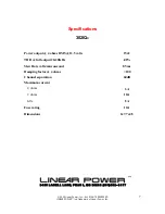 Предварительный просмотр 7 страницы Linear Power 302IQ Owner'S Manual And Installation Manual