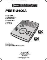 Linear Security PERS2400A Assembly, Installation And Operation Instructions preview