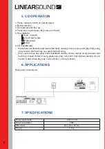 Preview for 6 page of LINEAR SOUND LTS.CDP Operation Manual