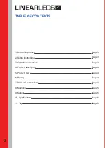 Preview for 2 page of Linear Technologie LINEARLEDS LYRE LTL.LY712E Operation Manual