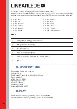 Preview for 6 page of Linear Technologie LINEARLEDS LYRE LTL.LY712E Operation Manual