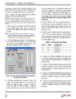 Preview for 2 page of Linear Technology 1376A-A Quick Start Manual