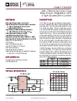 Preview for 1 page of Linear Technology Analog Devices LT8607 Datasheet