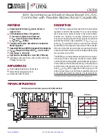 Preview for 1 page of Linear Technology Analog Devices LT8708 Datasheet