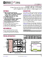 Linear Technology Analog Devices LTC3882-1 Datasheet preview