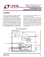 Linear Technology DC1070 Quick Start Manual preview