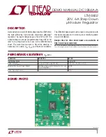 Предварительный просмотр 1 страницы Linear Technology DC1084A-A Demo Manual