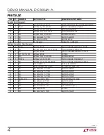 Предварительный просмотр 4 страницы Linear Technology DC1084A-A Demo Manual