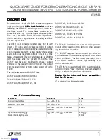 Preview for 1 page of Linear Technology DC1317A-B Quick Start Manual