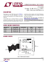 Linear Technology DC1333A Demo Manual preview