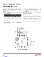 Предварительный просмотр 2 страницы Linear Technology DC1392A Demo Manual