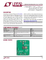 Preview for 1 page of Linear Technology DC1477B Demo Manual