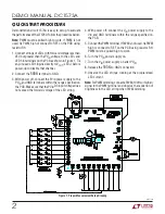 Предварительный просмотр 2 страницы Linear Technology DC1573A Demo Manual