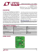 Linear Technology DC1588A Demo Manual preview