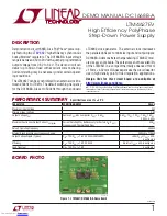 Предварительный просмотр 1 страницы Linear Technology DC1688B-A Manual