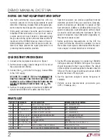 Preview for 2 page of Linear Technology DC1719A Demo Manual