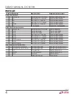 Предварительный просмотр 4 страницы Linear Technology DC1819A Demo Manual